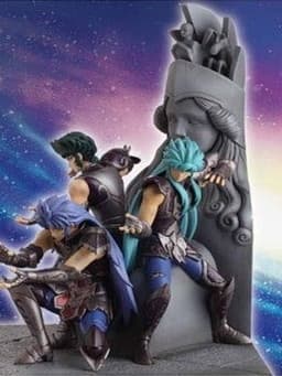 Saint Seiya - Aquarius Camus - Capricorn Shura - Gemini Saga - Athena Exclamation