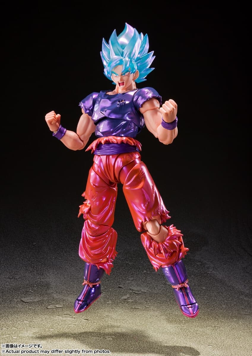 Dragon Ball Super - Son Goku SSGSS - S.H.Figuarts - Kaio-ken, V-Jump Special Ver., view 3 of 7