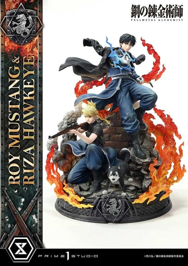 Hagane no Renkinjutsushi Fullmetal Alchemist - Black Hayate - Riza Hawkeye - Roy Mustang - Concept Masterline (CMFMA-02) - 1/6
