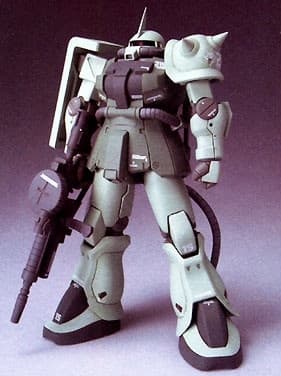Kidou Senshi Gundam 0083 Stardust Memory - MS-06D Zaku Desert Type - MS-06F-2 Zaku II F2 (Zeon) - Zeonography - 3005b - 1/144