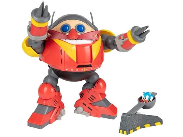 Sonic the Hedgehog - Death Egg Robot - Sonic 30th Anniversary - Sonic Diorama Playset - Giant Eggman Robot Battle Set