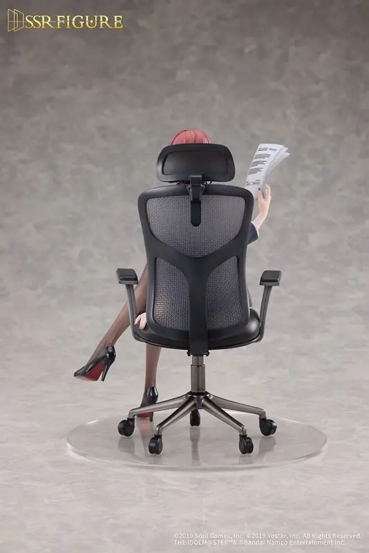 SSR FIGURE THE IDOLM@STER SHINY COLORS x Mahjong Soul Madoka Higuchi Effortless Work Ver. Figure, view 5 of 7