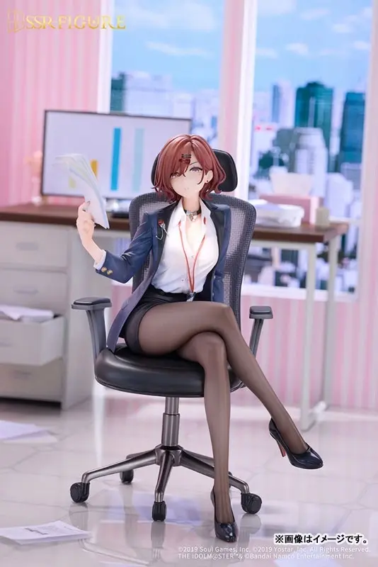 SSR FIGURE THE IDOLM@STER SHINY COLORS x Mahjong Soul Madoka Higuchi Effortless Work Ver. Figure