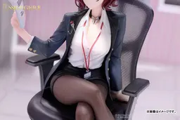 SSR FIGURE THE IDOLM@STER SHINY COLORS x Mahjong Soul Madoka Higuchi Effortless Work Ver. Figure, view 8 of 8