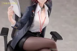 SSR FIGURE THE IDOLM@STER SHINY COLORS x Mahjong Soul Madoka Higuchi Effortless Work Ver. Figure, view 7 of 8