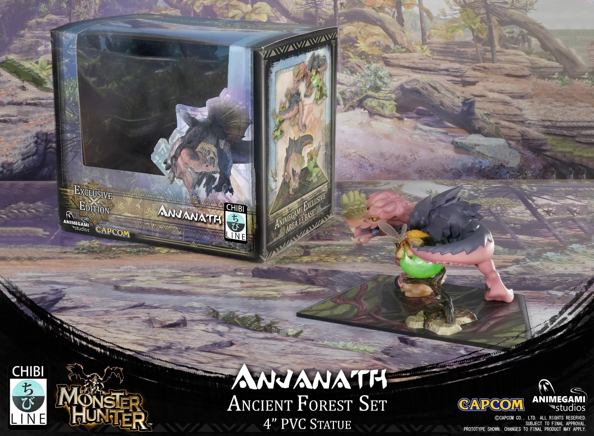 Monster Hunter World - Anjanath - Kaifuku Mitsumushi - Ancient Forest - Chibi Line, view 17 of 23