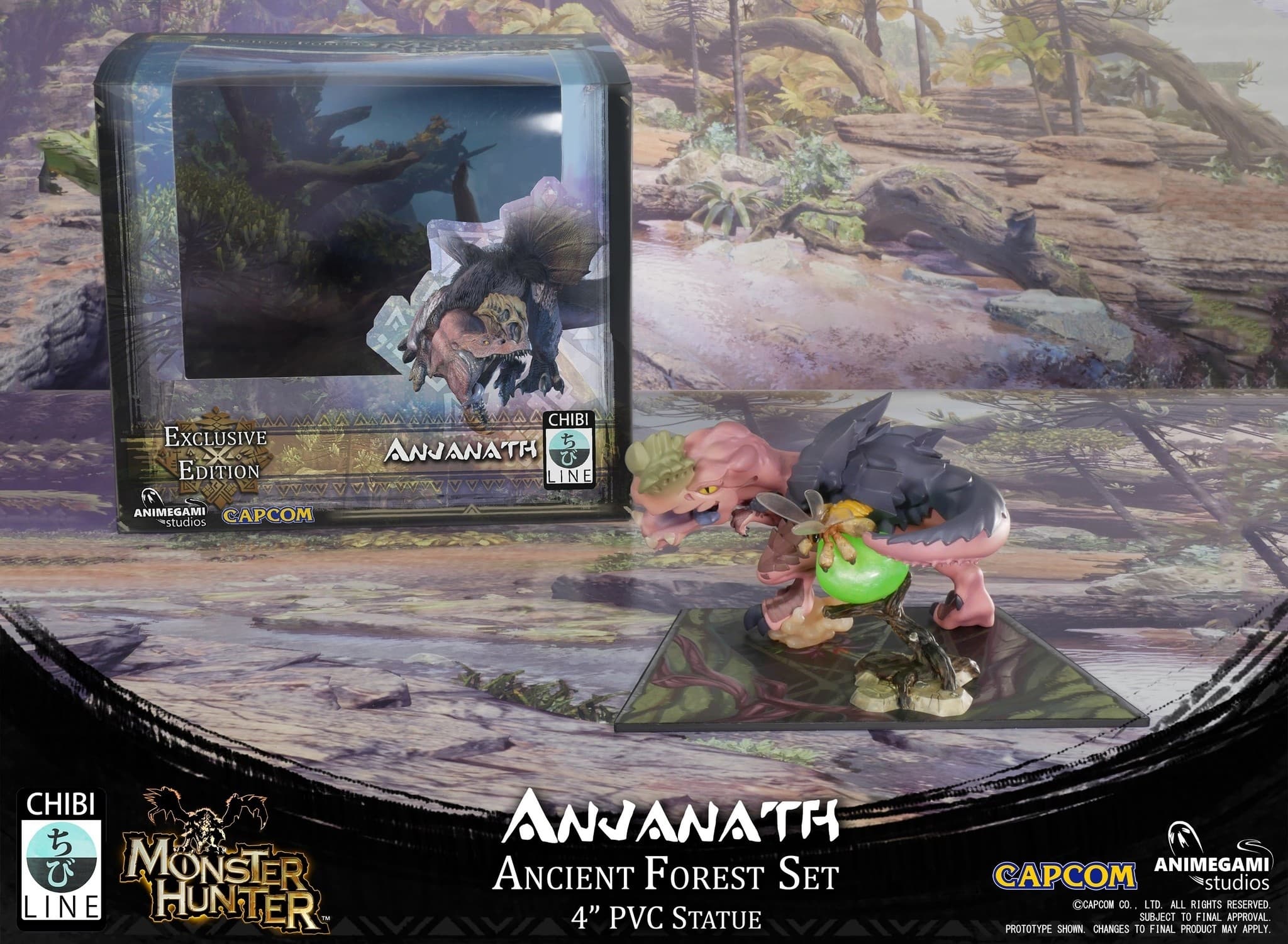 Monster Hunter World - Anjanath - Kaifuku Mitsumushi - Ancient Forest - Chibi Line, view 16 of 23