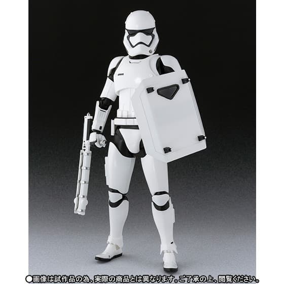 Star Wars: The Force Awakens - First Order Stormtrooper - FN-2199 - S.H.Figuarts - Riot Control Stormtrooper - Shield and Baton set