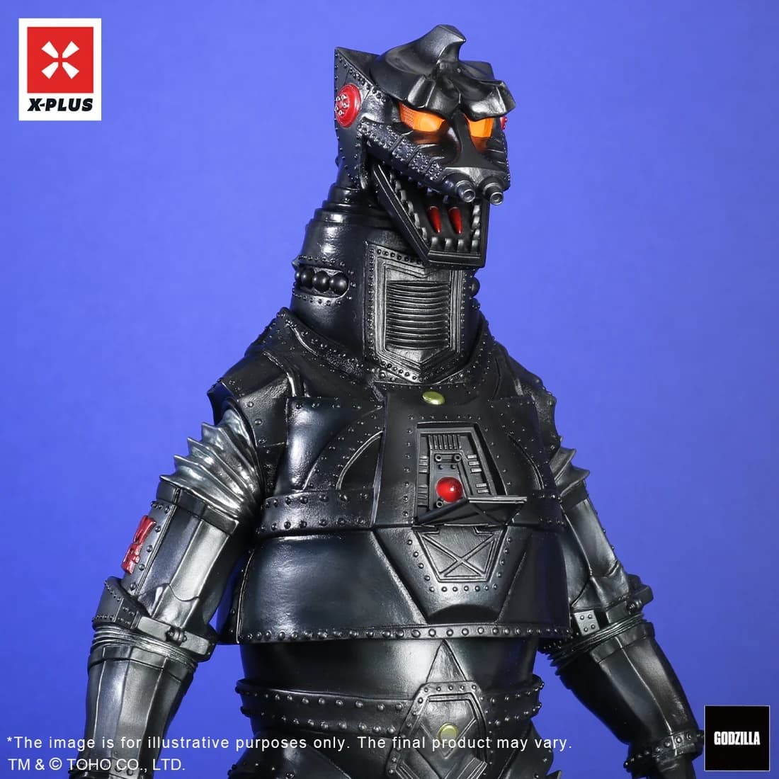 Gojira vs. MechaGojira (1974) - MechaGojira - Toho 30cm Series - Black Ver., view 8 of 8