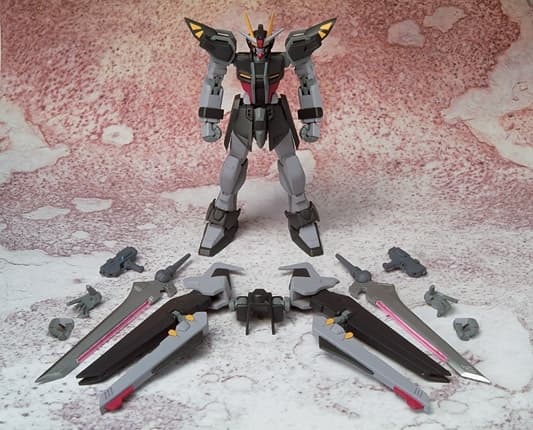 Kidou Senshi Gundam SEED C.E. 73 Stargazer - GAT-X105E+AQM/E-X09S Strike Noir Gundam - Extended Mobile Suit in…, view 9 of 9